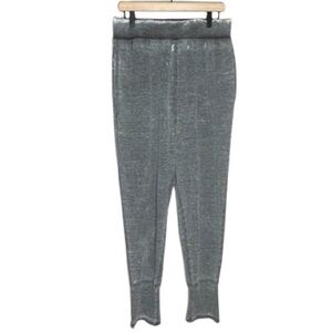 Women's L Intimately Free People Joggers Washed Black Worn Look Loungewear